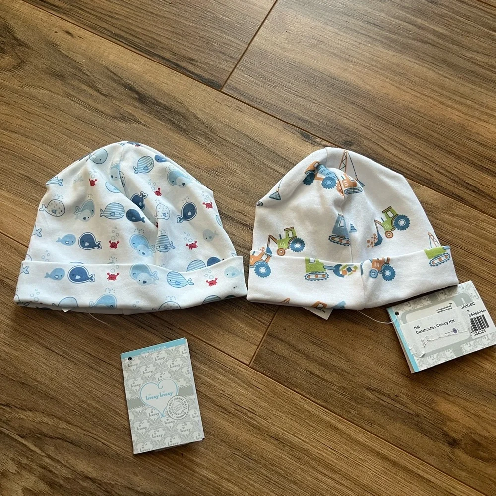 Kissy Kissy Boy Newborn Hats